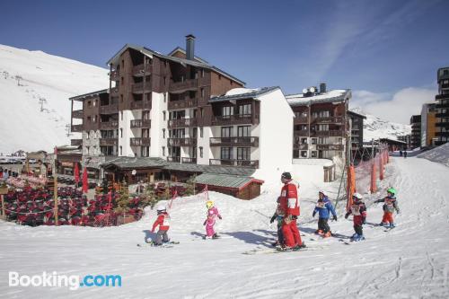 Tignes à vos pieds. Idéal!