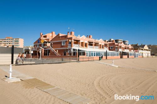 Place with terrace with swimming pool.