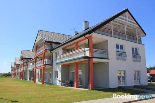 Apartamento com terraço em Darlowko