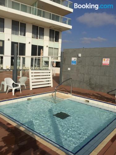 Place for two people with swimming pool and terrace