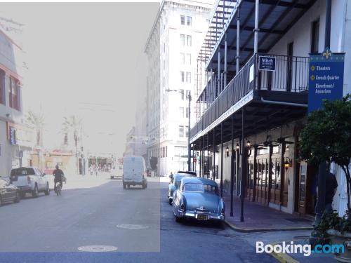 Ferienwohnung mit Balkon. In New Orleans