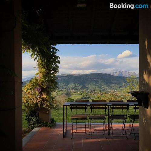 Appartement adapté pour les chiens à Montevecchia. Avec terrasse!