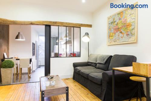 Dog friendly apartment in central location. Nantes from your window!