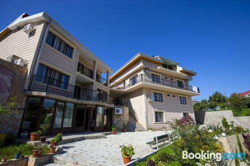 Appartement adapté pour les chiens à Makhinjauri. Avec terrasse!