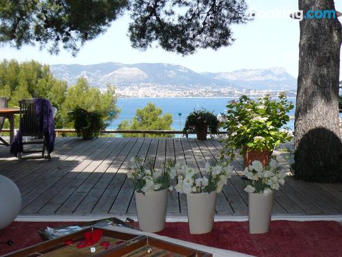 Saint-Mandrier-sur-Mer, perto de tudo. Terraço!