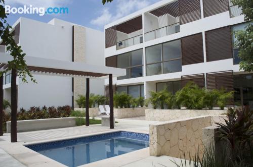 Apartamento com terraço em Akumal