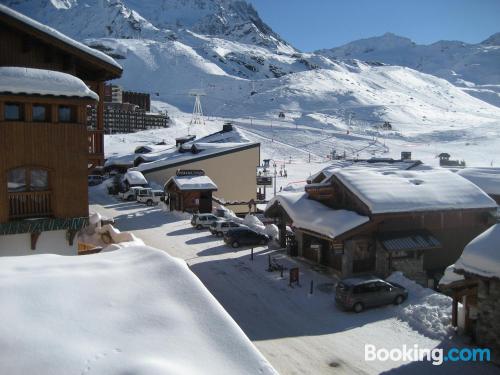 Val Thorens from a superb location with wifi