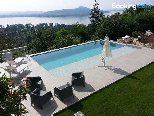 Apartment with terrace with pool.