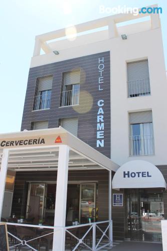 Terrace and wifi place in La Cala de Mijas. Air-con!