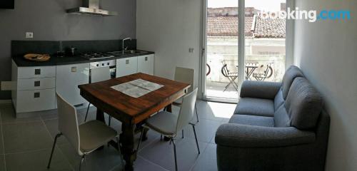 Appartement avec terrasse. Pour deux personnes