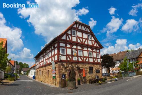 Ferienwohnung mit Terrasse. In Bad Zwesten