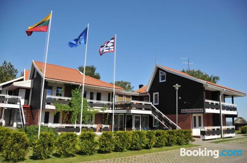 Appartement avec terrasse et Wifi à Neringa, dans une situation exceptionnelle