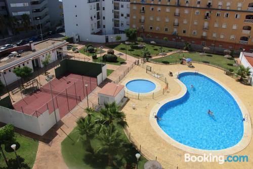 Apartamento para grupos con piscina