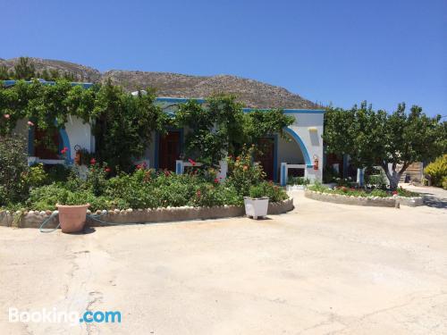 Wohnung mit Terrasse. In Karpathos