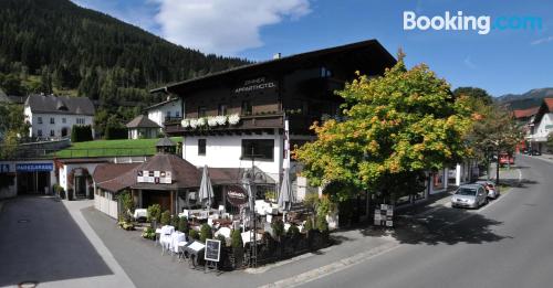 Eben im Pongau vanuit uw raam! Een positie exceptionenle