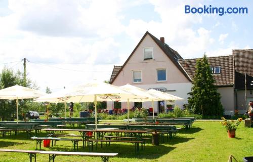 Ferienwohnung mit Terrasse. Tierfreundlich