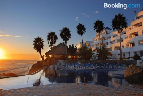 Apartamento con piscina en Rosarito