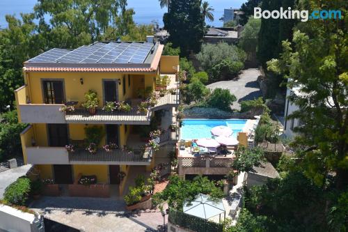 Apartamento para famílias em Taormina