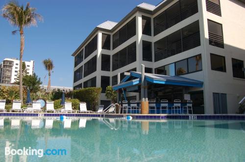 Pool and air-con apartment in Fort Myers Beach.