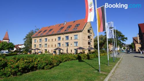 Appartement met terras. Neustrelitz is votrer!