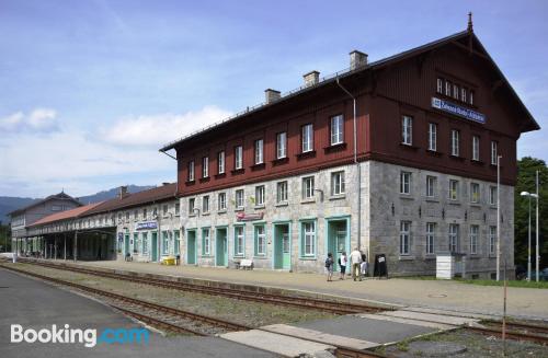 Apartamento em Železná Ruda. Adequado para cães