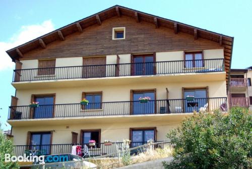 Terrace and internet place in Font-Romeu. Pet friendly