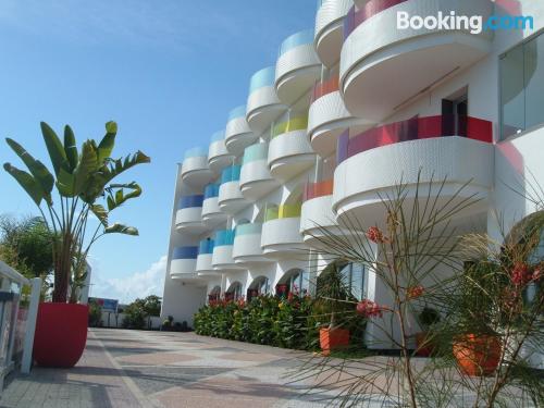 Ferienwohnung mit Balkon. In Porto Cesareo