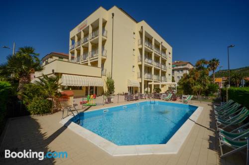 Great one bedroom apartment with pool and terrace.