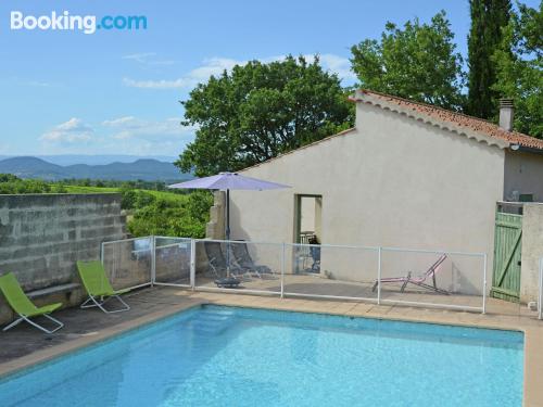 Ferienwohnung mit Terrasse. Heizung