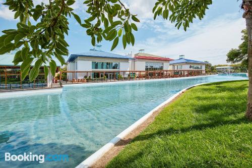 Zona increíble con piscina en Salou y vistas