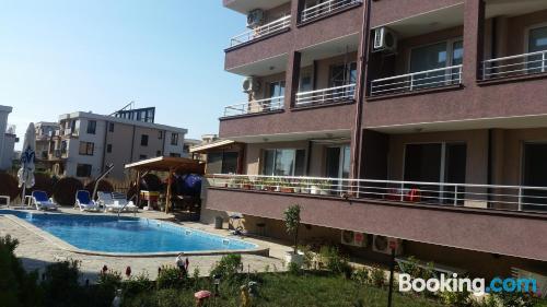 Terrace and internet place in Burgas City. Air-con!.