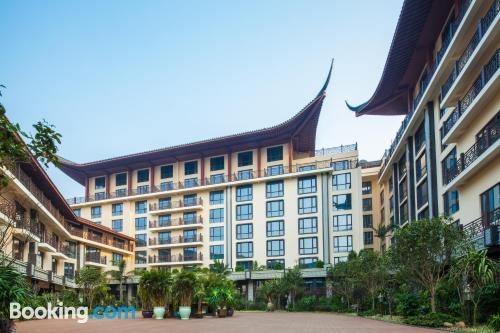 Ferienwohnung mit pool und klimagërat. In Guilin