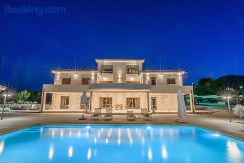 Place for 2 people. Enjoy your swimming pool in Korinthos!