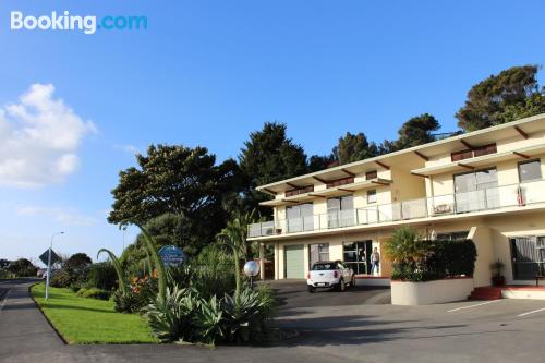 Terrace and wifi place in Paihia. Air!