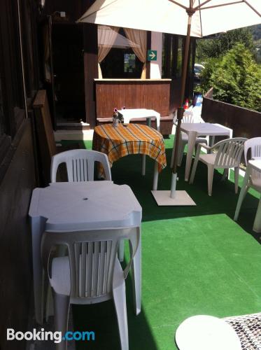 Apartamento con terraza y internet en Saint-Gervais-les-Bains perfecto parejas