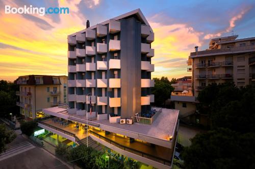 Stay cool: air-con home in Bellaria-Igea Marina with internet and terrace