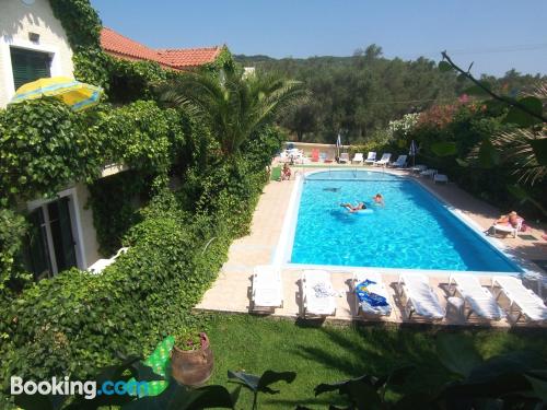 Swimming pool with air-con apartment in incredible location