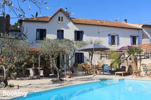 Appartement avec piscine à Fontjoncouse