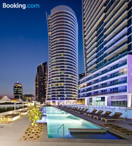 2 bedroom place. Enjoy your pool in Gold Coast!