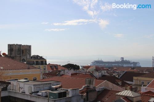 120m2 Ferienwohnung in Lissabon. Terrasse!