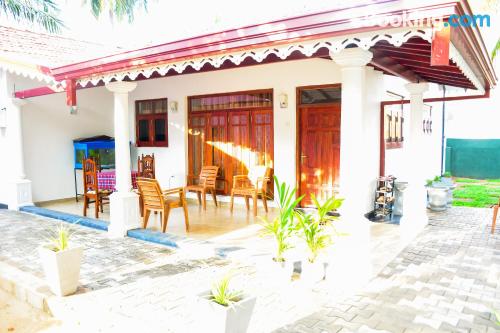 Place in Negombo with air-con.