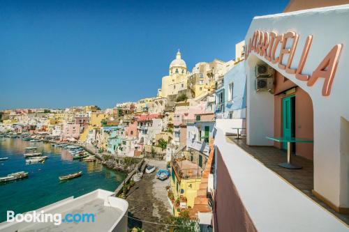 Apartamento con conexión a internet en Procida