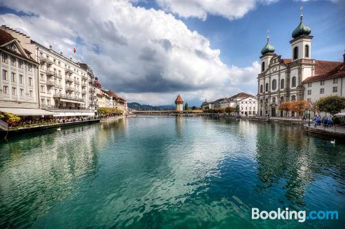 Apartamento de un dormitório em Luzern, perfeito para 2 pessoas