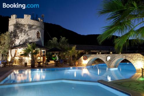 Ferienwohnung mit pool. In Lefkada Town