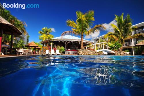 Terrace and wifi home in Port Vila. Pool!