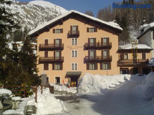 Nel centro città e terrazza a Courmayeur. Internet!