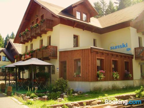 Home for two in Harrachov with wifi and terrace