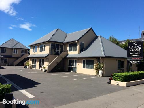 Pratique appartement à Christchurch. Adapté aux enfants