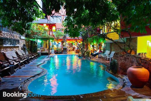 Ferienwohnung mit Balkon. In Bangkok