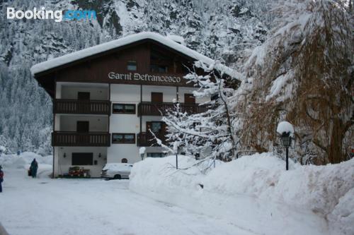 Terrace and wifi home in Campitello Di Fassa for two